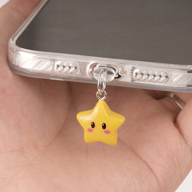Yellow Phone Accessories - Accessoires de décoration pour téléphone, pendentif