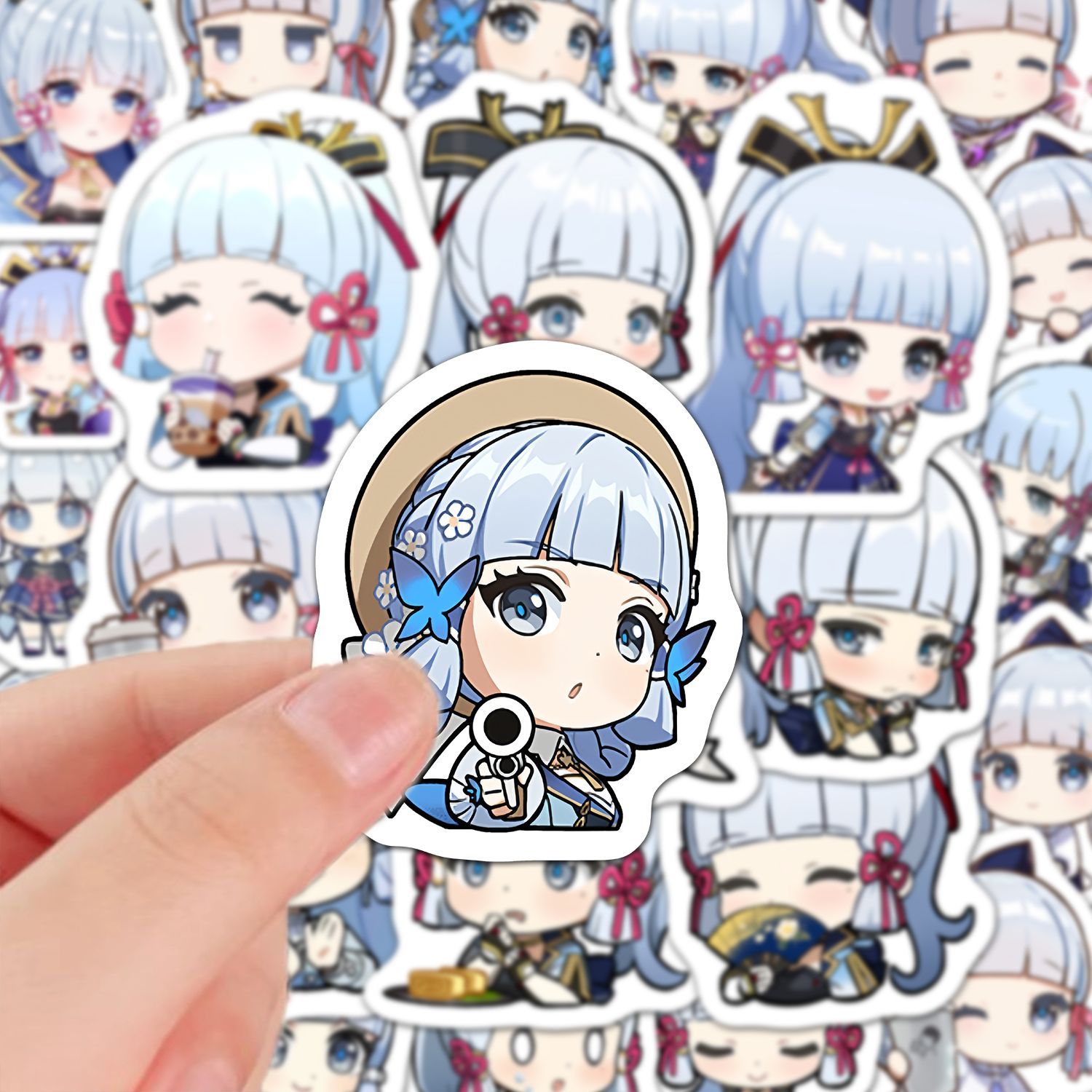 Phone Accessories China - Kamisato Ayaka 60 autocollants Genshin Impact