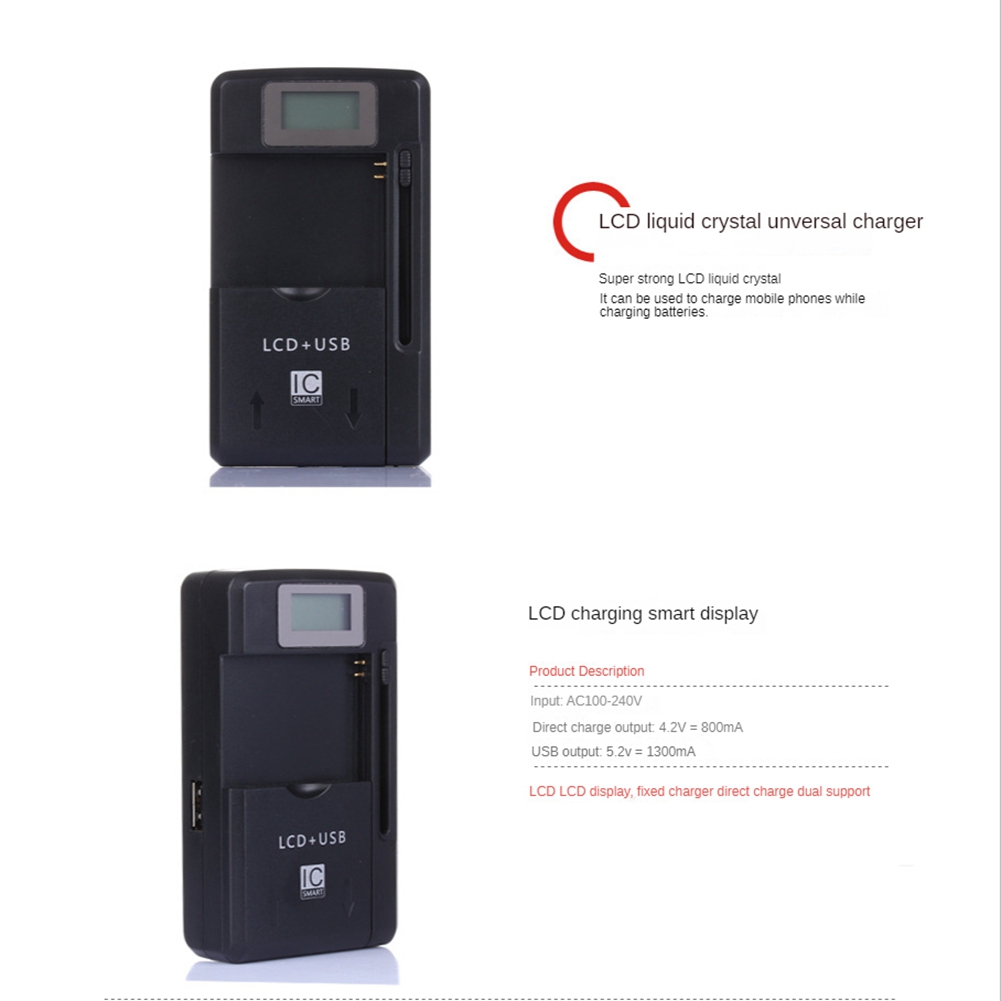 Phone Accessories Kit - Chargeur de batterie universel mobile, chargeur