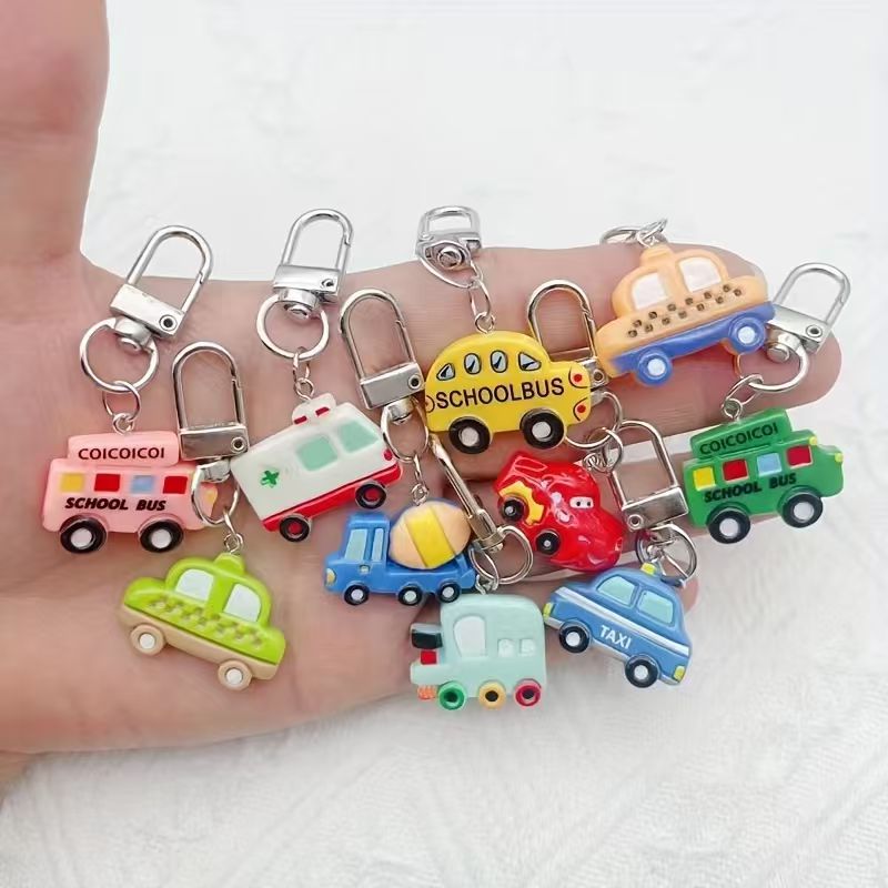 Phone Accessories - Porte-clés de voiture en résine, 10