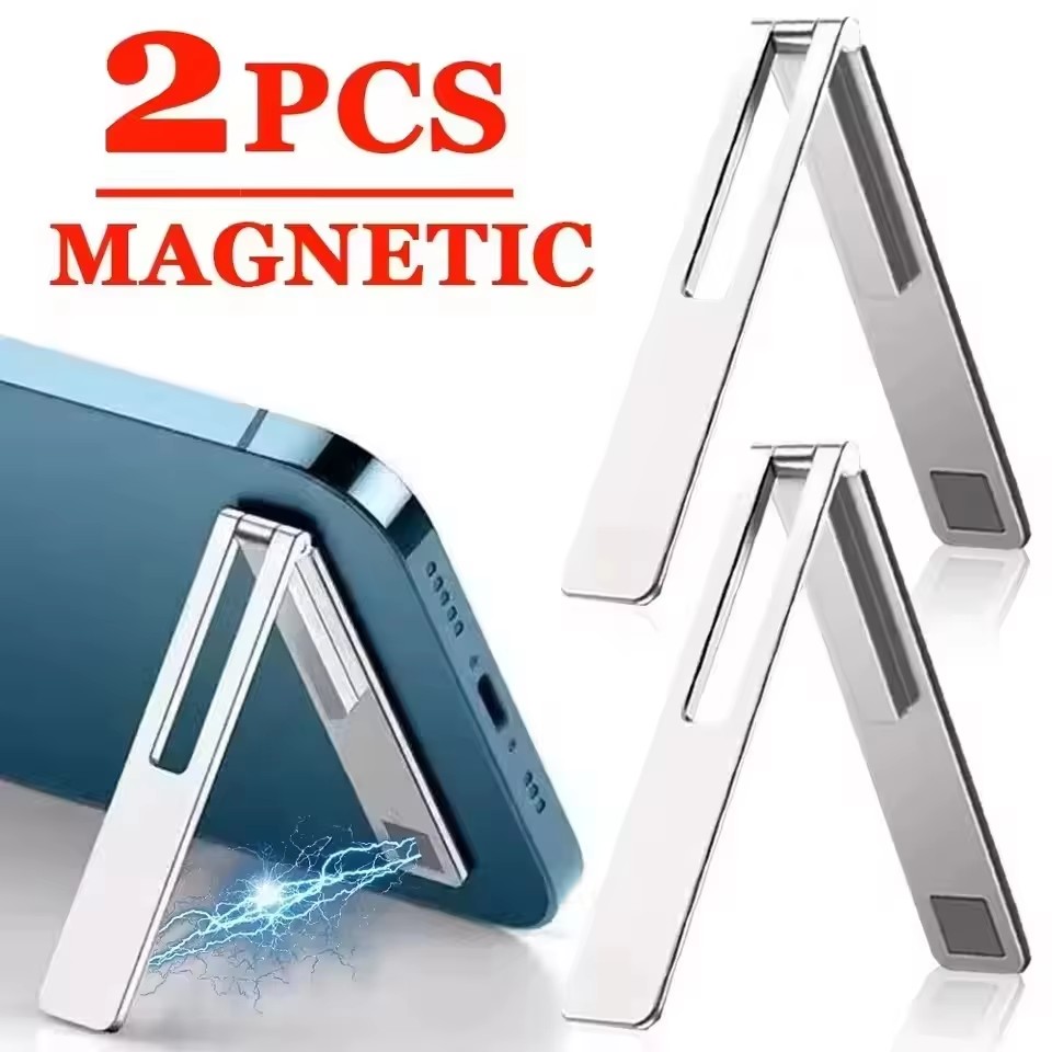 Desk Phone Stand - Support de téléphone portable magnétique ultra-fin
