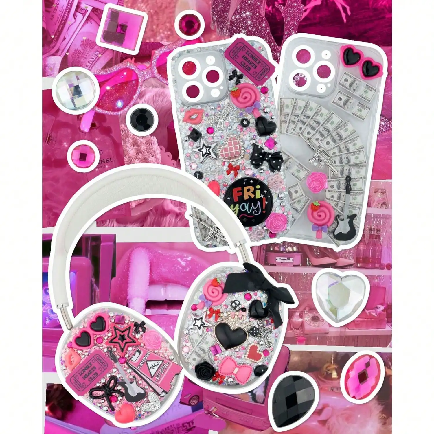 Kit de 1050 breloques pour coq - Phone Accessories Kit avis et prix