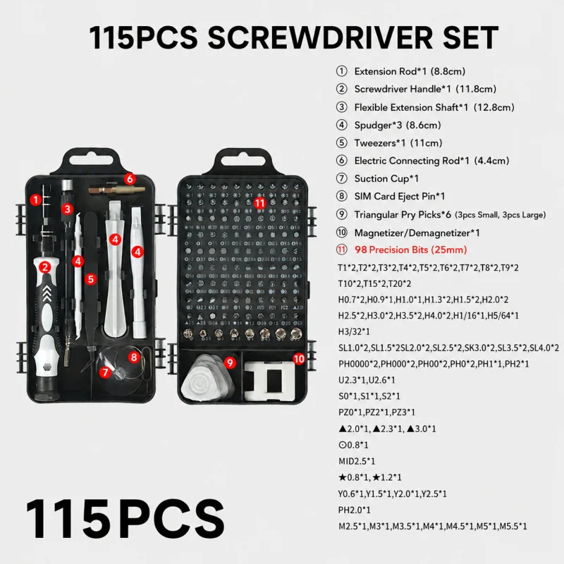 Kit de tournevis magnétique po - Phone Accessories Kit avis et prix