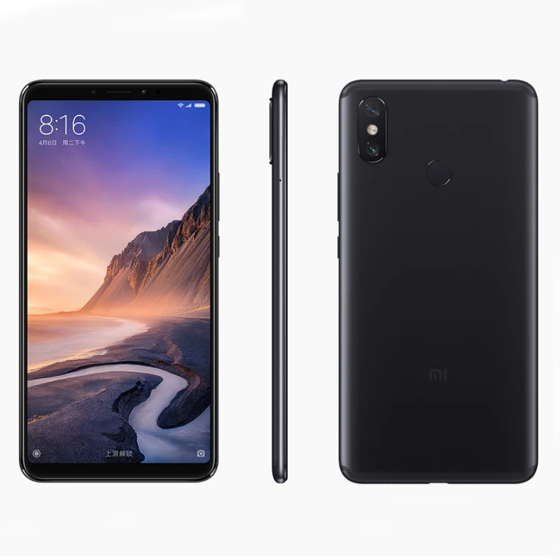 Smartphone Xiaomi Max 3 avec f - Phone Accessories Display avis et prix
