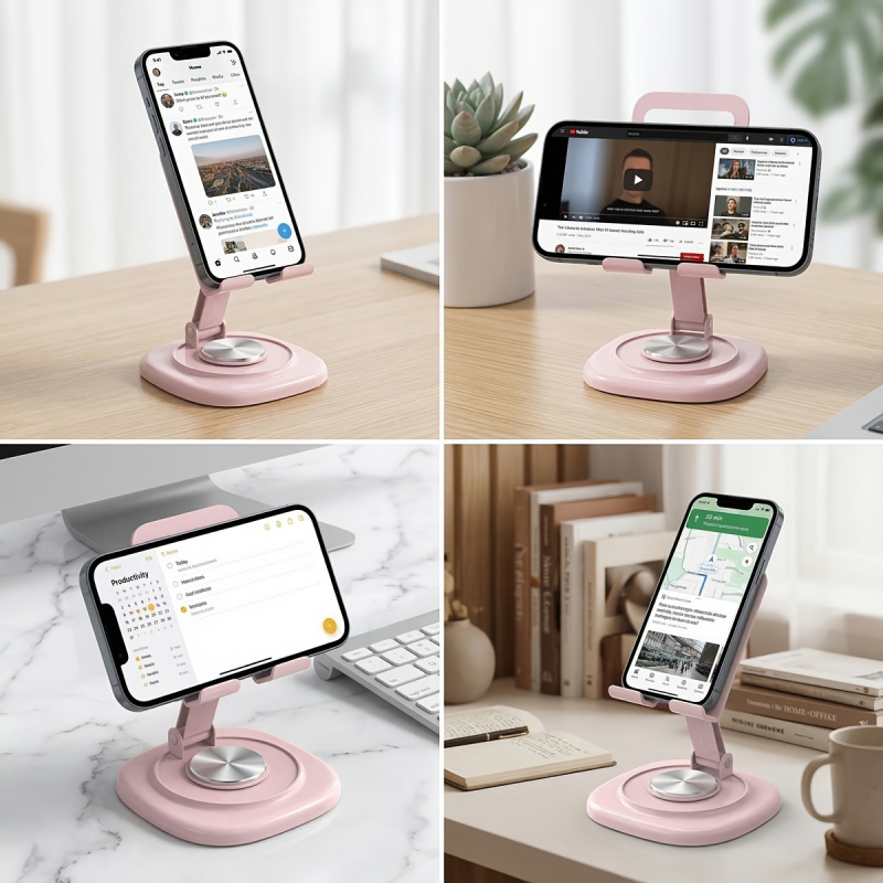 Support de téléphone rotatif e - Desk Phone Stand avis et prix
