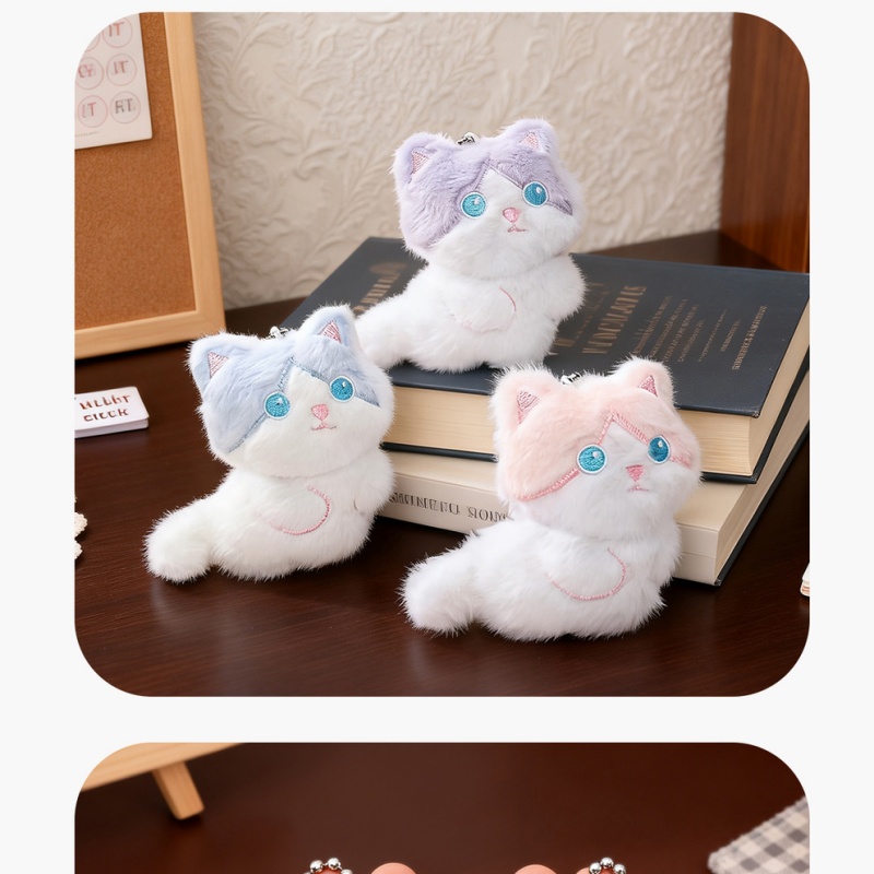   Porte-clés en peluche chat c - Phone Accessories China avis et prix